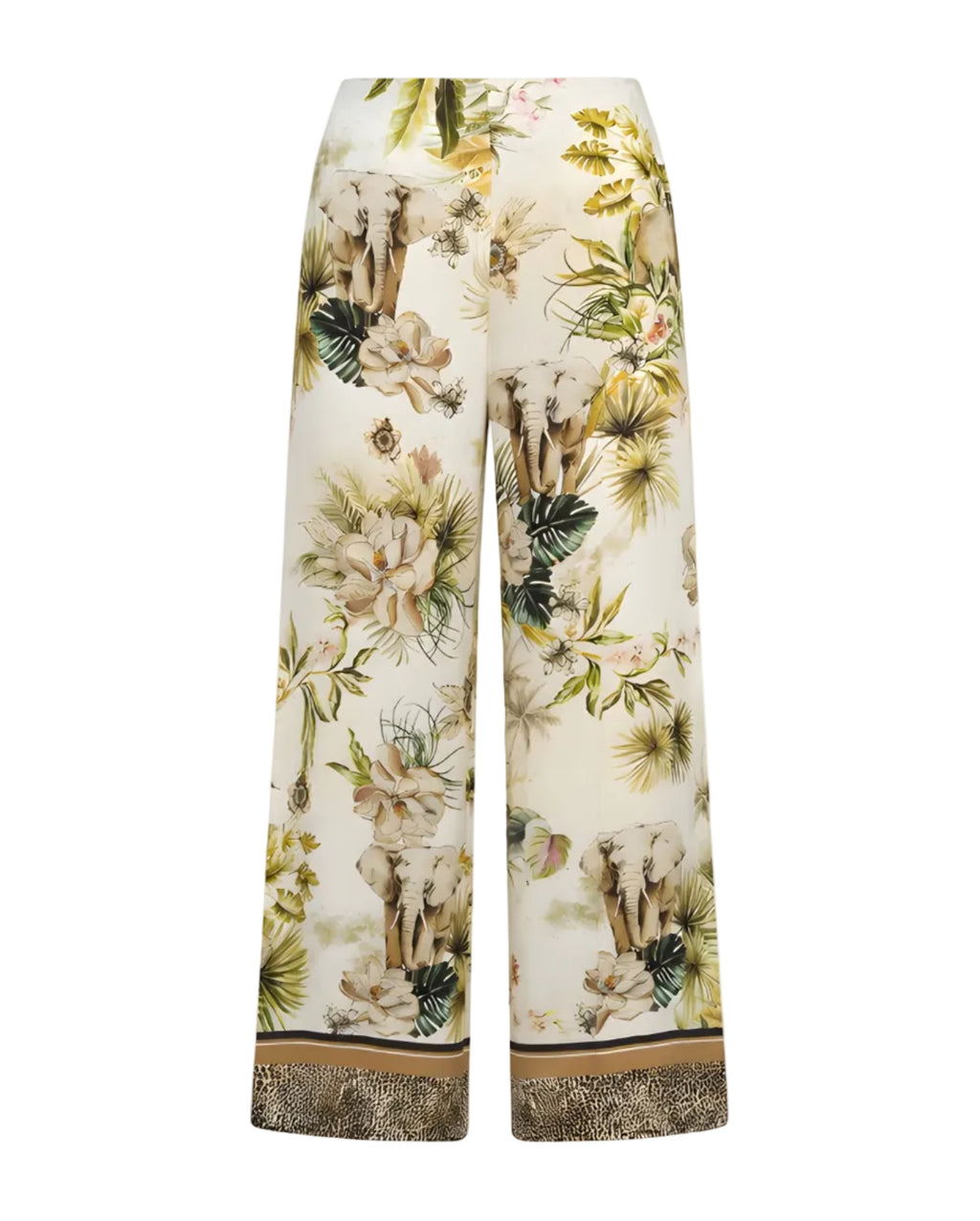 Savannah-Print Chiffon Pants