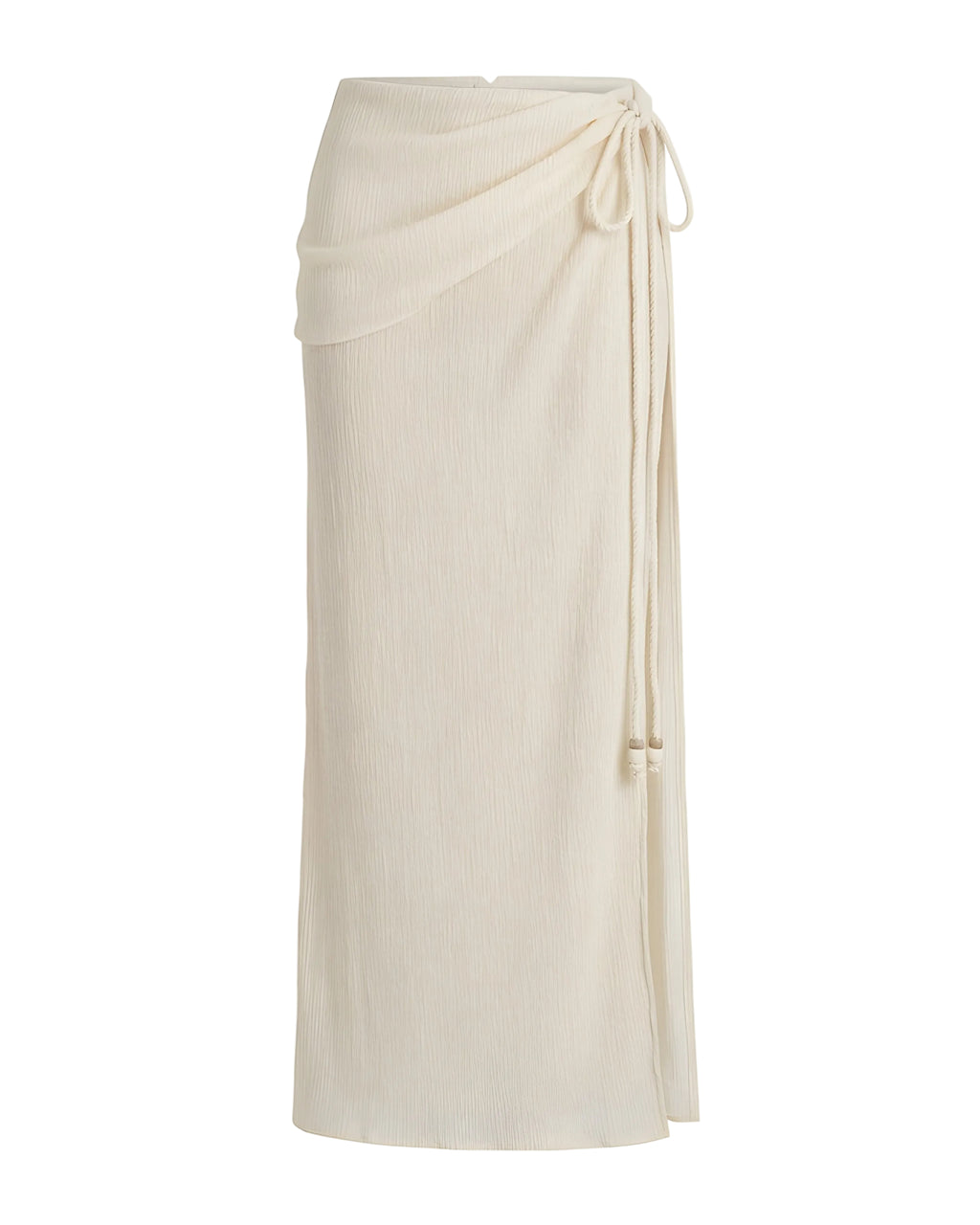 Beaded Slit Maxi Skirt