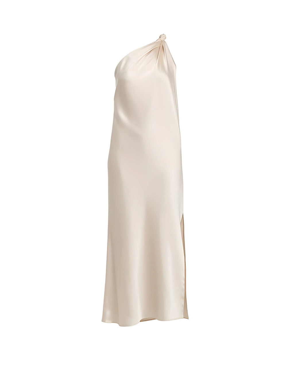 Adela Asymmetrical Silk Twill Dress