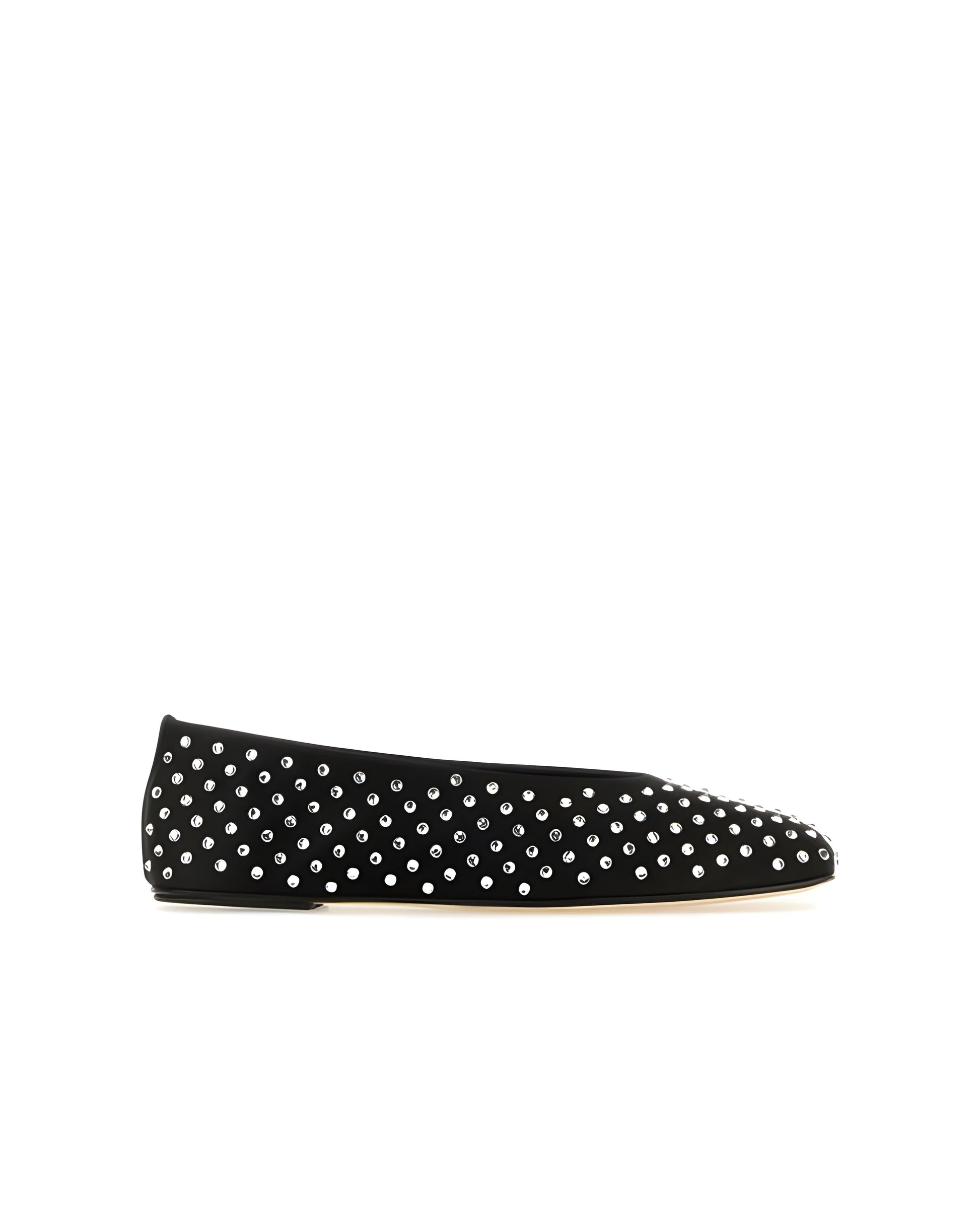 Crystal-Embellished Ballerina Shoes