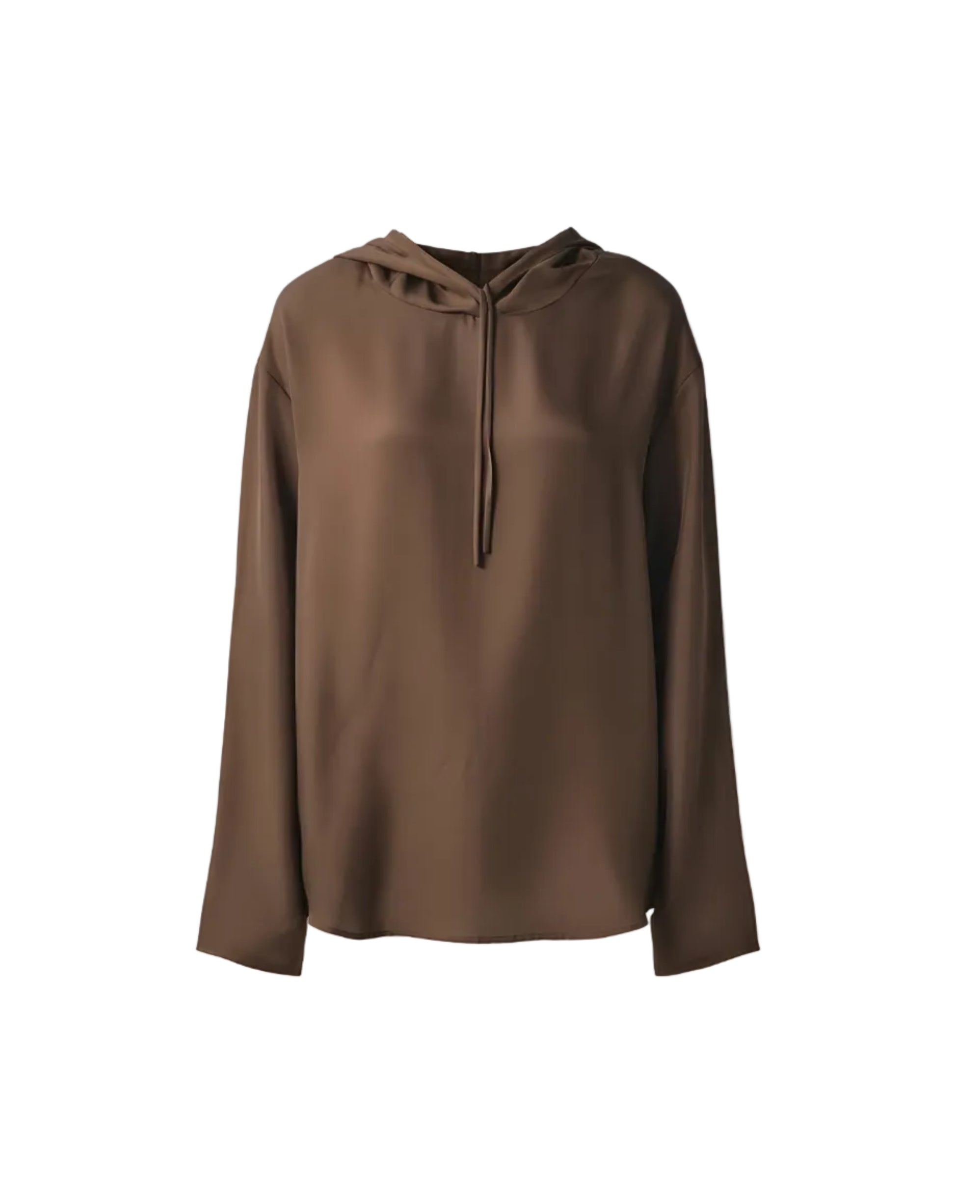 Nuka Silk Hooded Blouse
