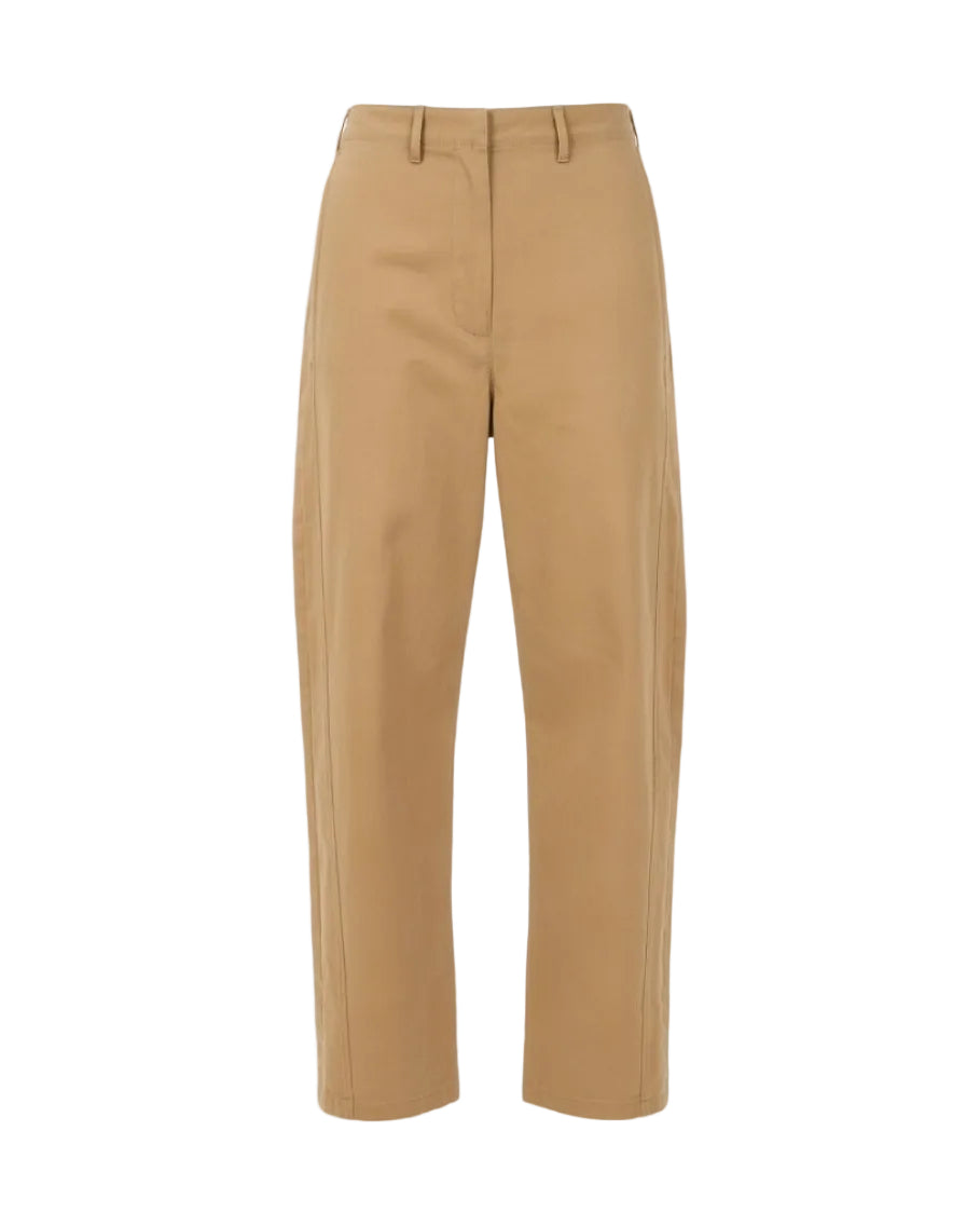 Cotton Wide-Leg Trousers