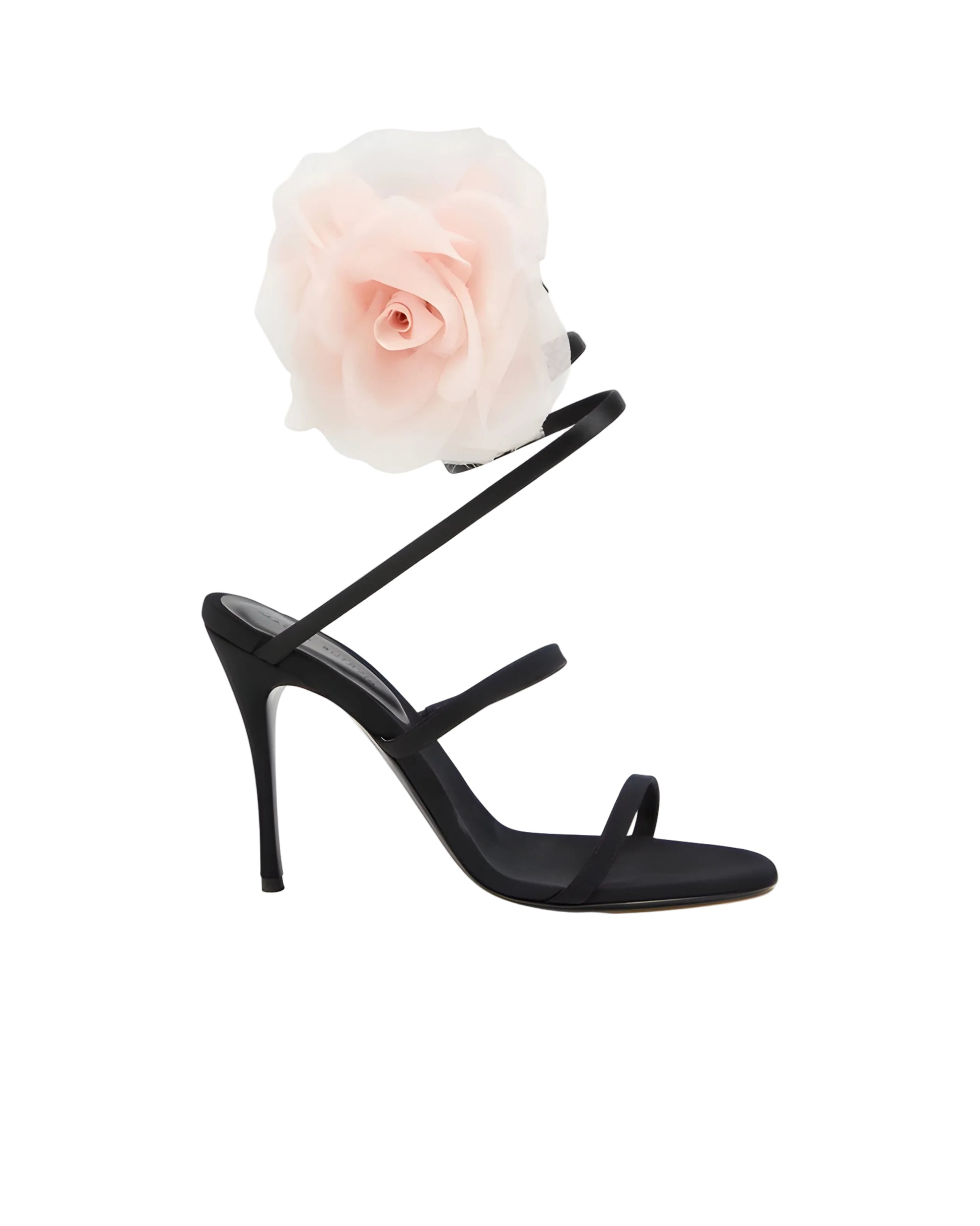 Floral-Appliqué Sandals
