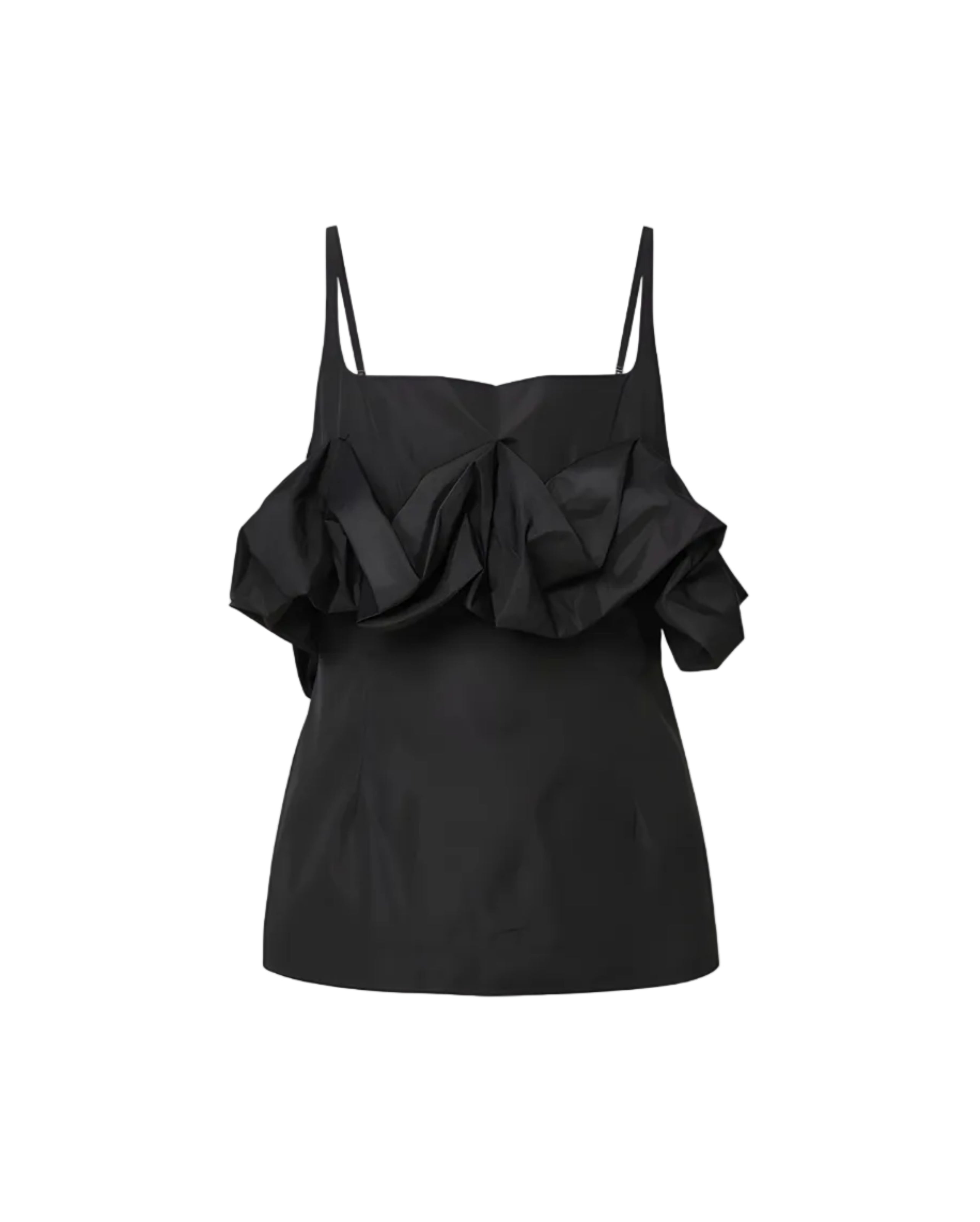 Ruffled Bustier Top