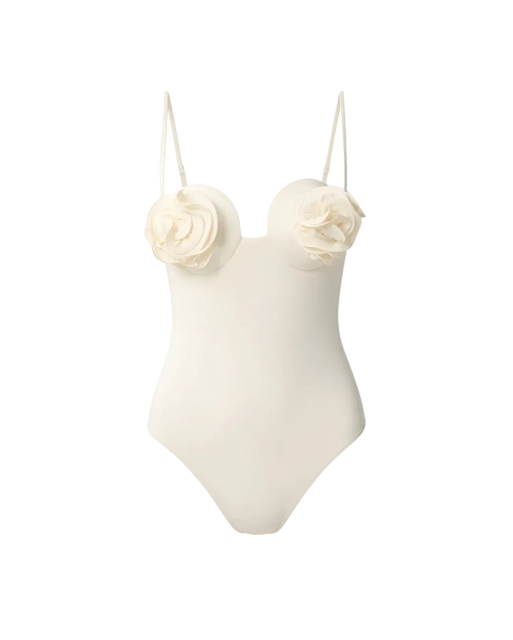 Floral-Appliqué Swimsuit