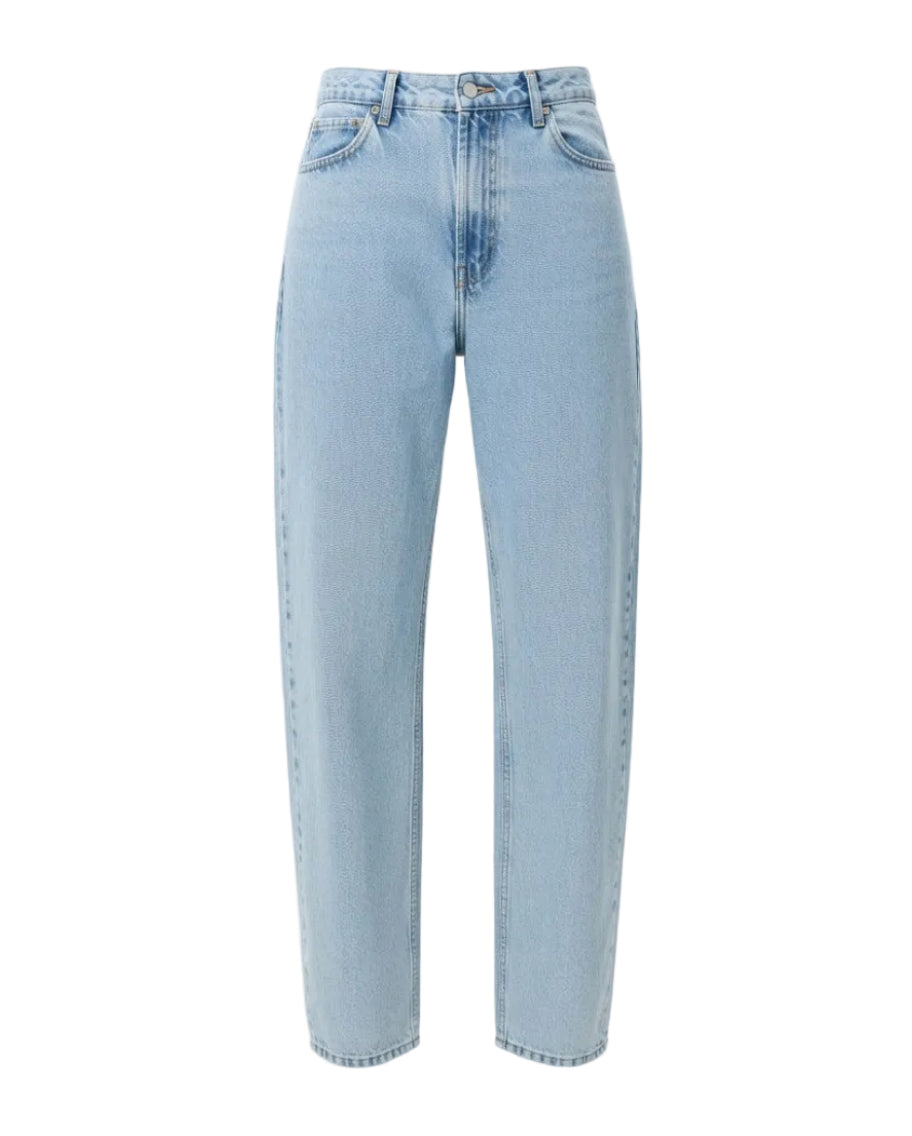 Straight-Leg Denim Pants