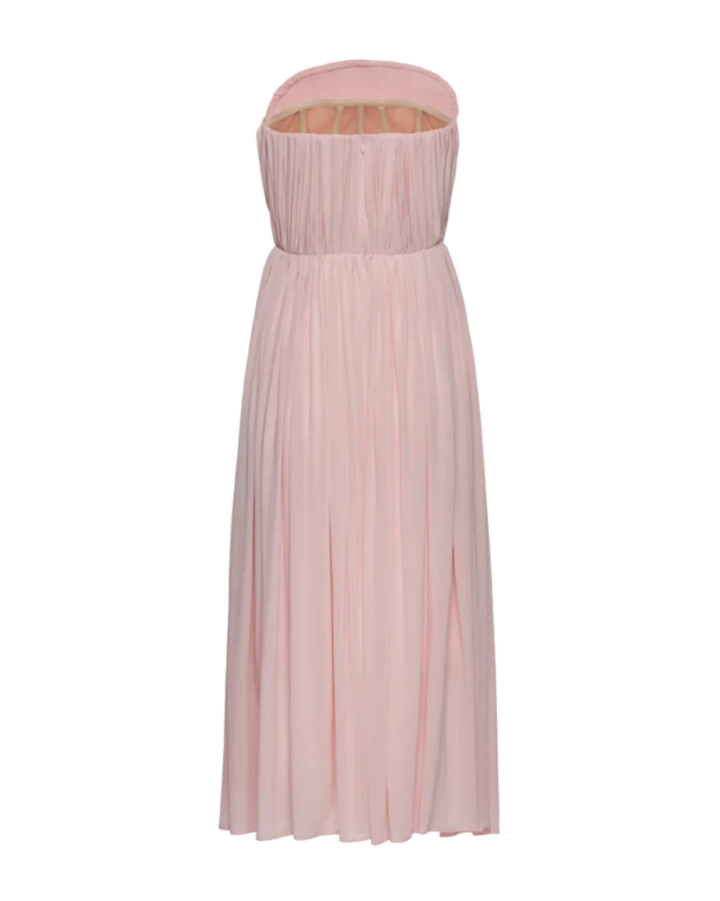 Strapless Pleated Corset Dress