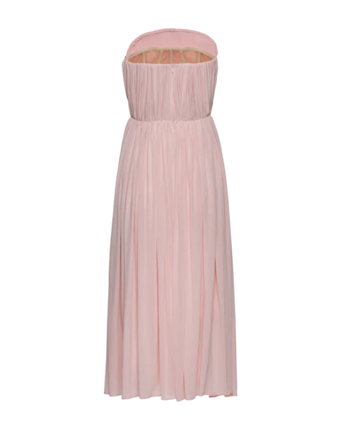 Strapless Pleated Corset Dress