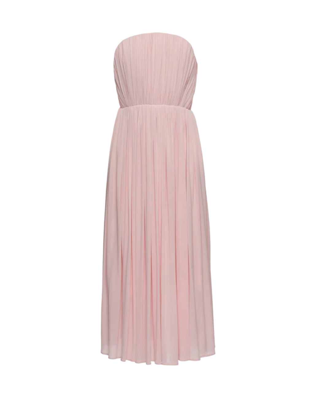 Strapless Pleated Corset Dress