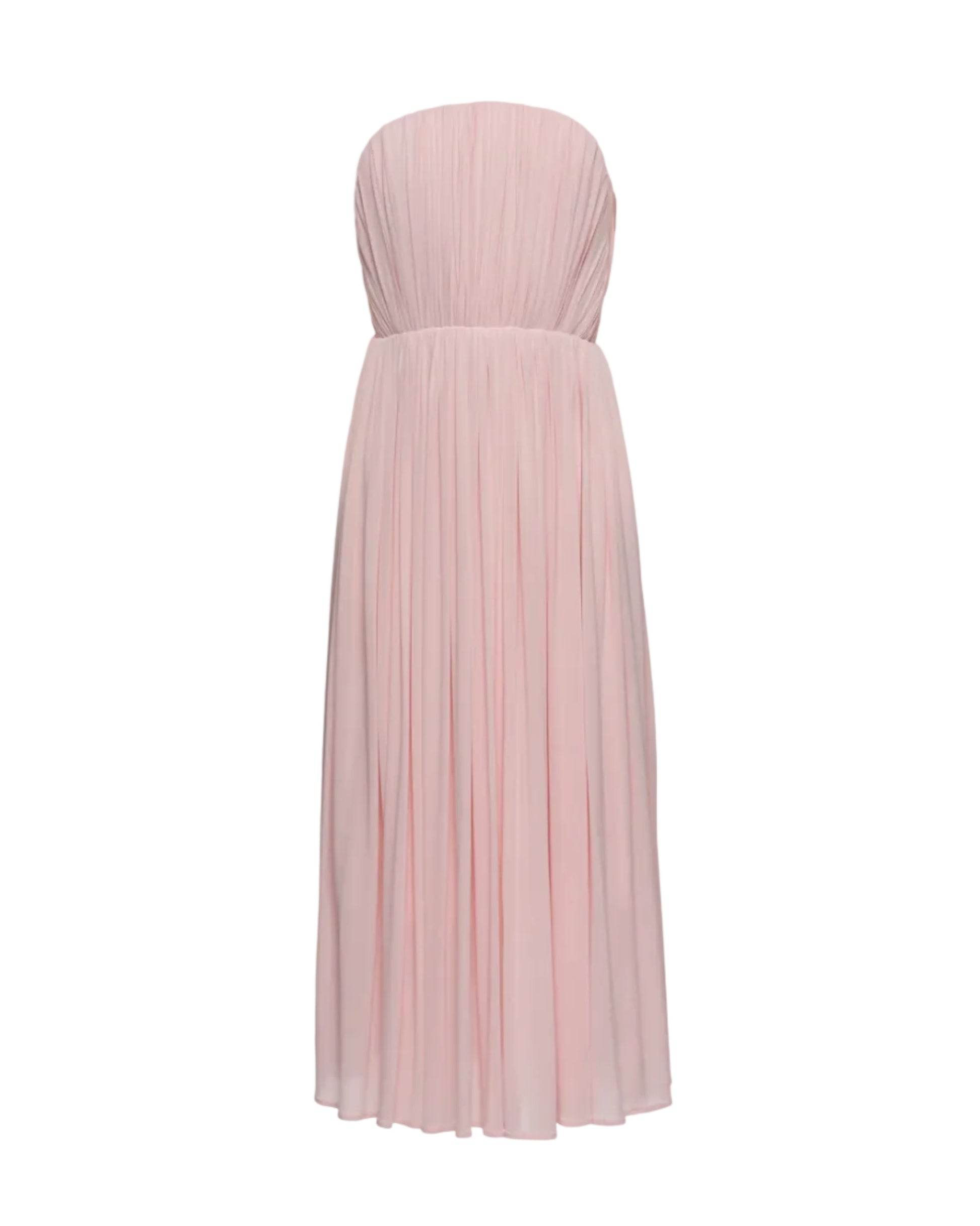 Strapless Pleated Corset Dress