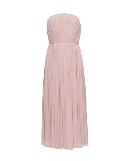 Strapless Pleated Corset Dress